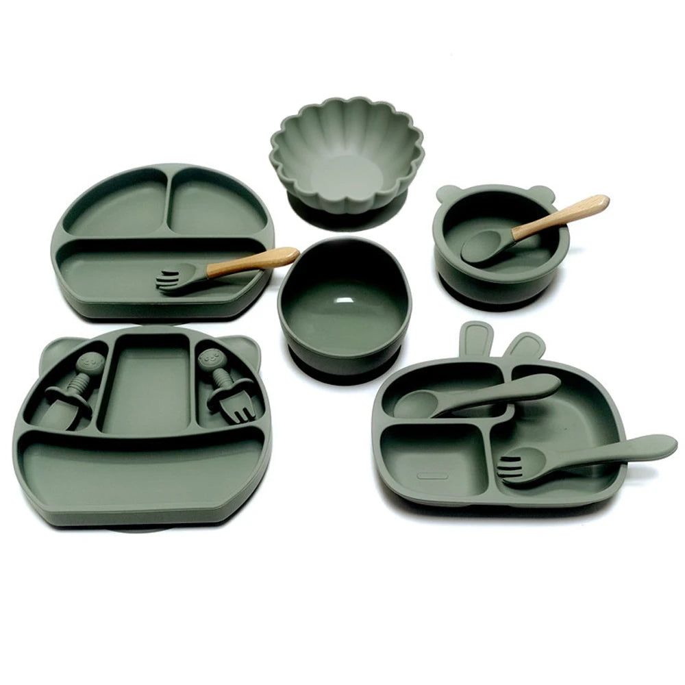 Baby all-in-one children's tableware dinner set