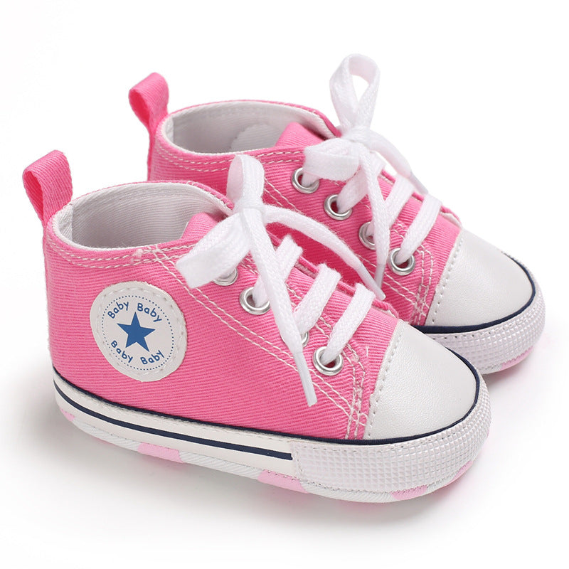 Soft Sole Canvas Baby Shoes for Toddlers