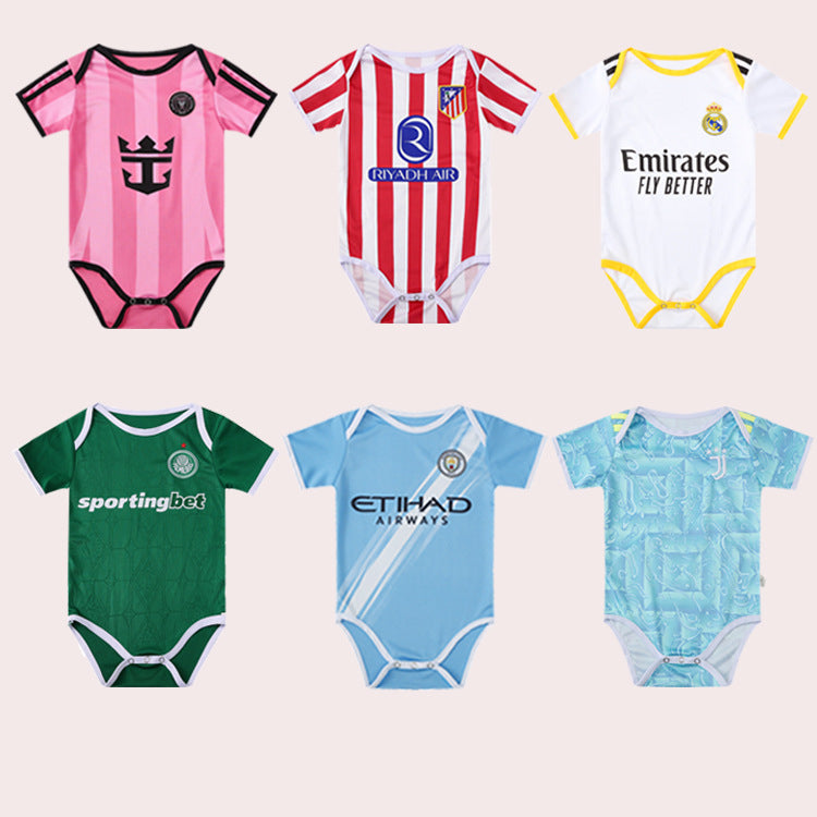 Miami Pink Baby Football Onesie