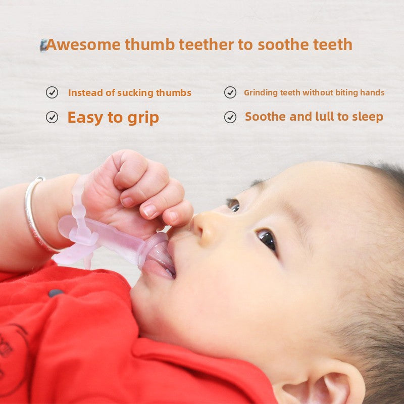 Silicone Baby Thumb Guard Teething Aid