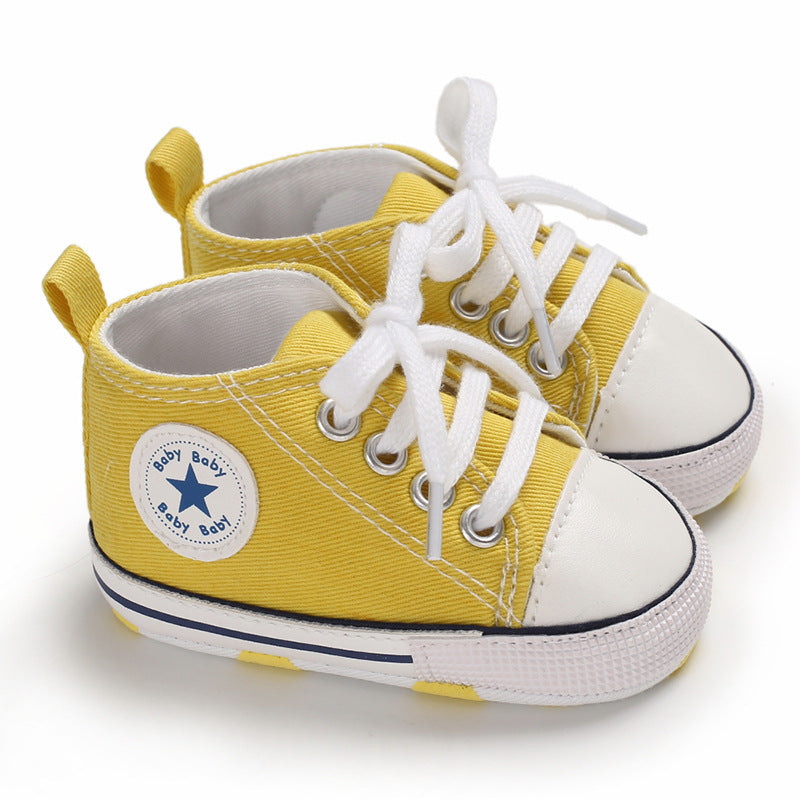 Soft Sole Canvas Baby Shoes for Toddlers