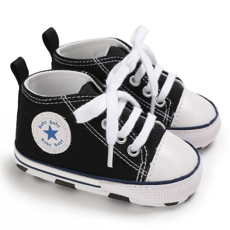 Soft Sole Canvas Baby Shoes for Toddlers