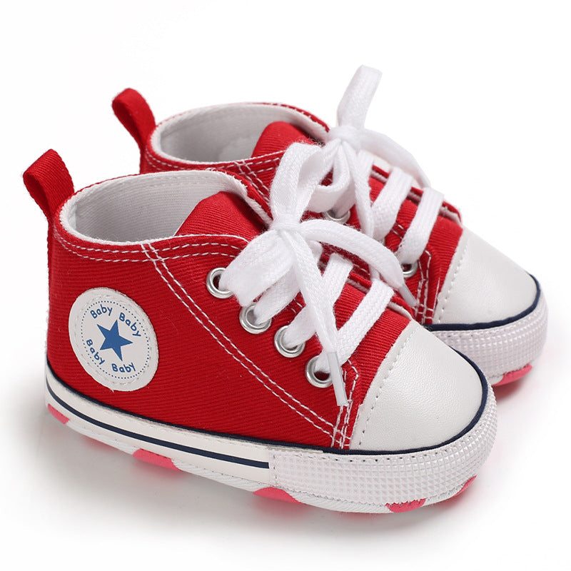 Soft Sole Canvas Baby Shoes for Toddlers
