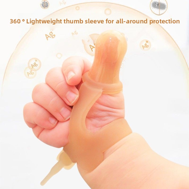 Silicone Baby Thumb Guard Teething Aid