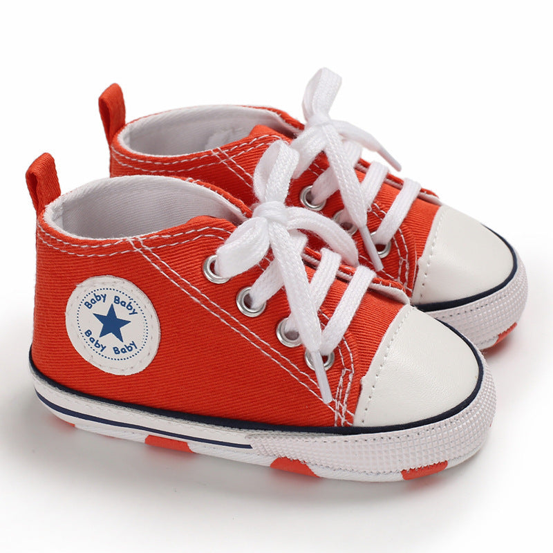 Soft Sole Canvas Baby Shoes for Toddlers