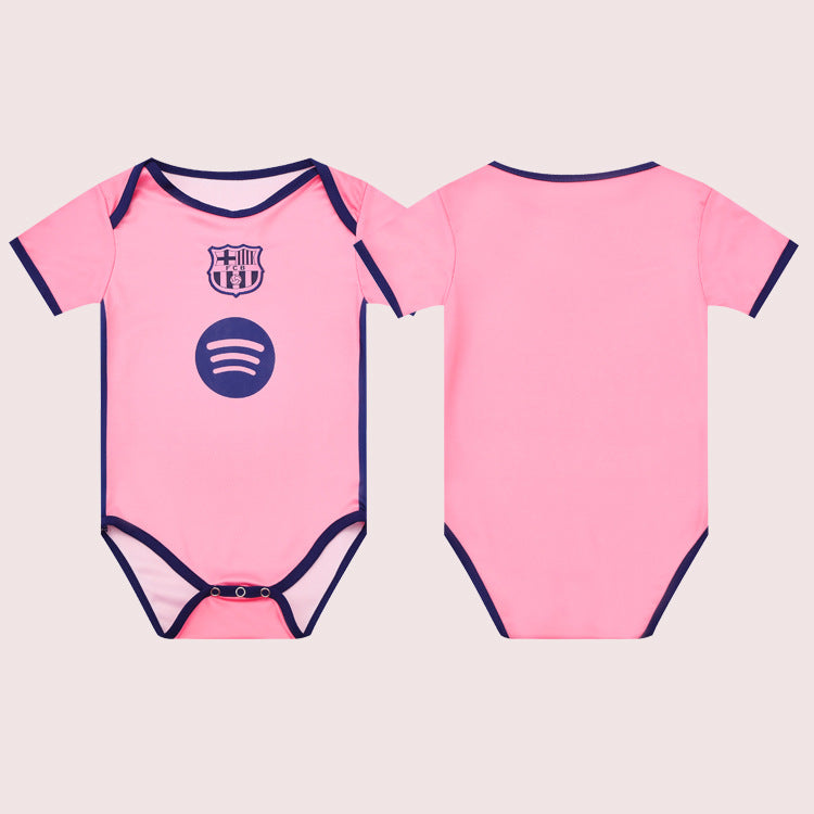Miami Pink Baby Football Onesie