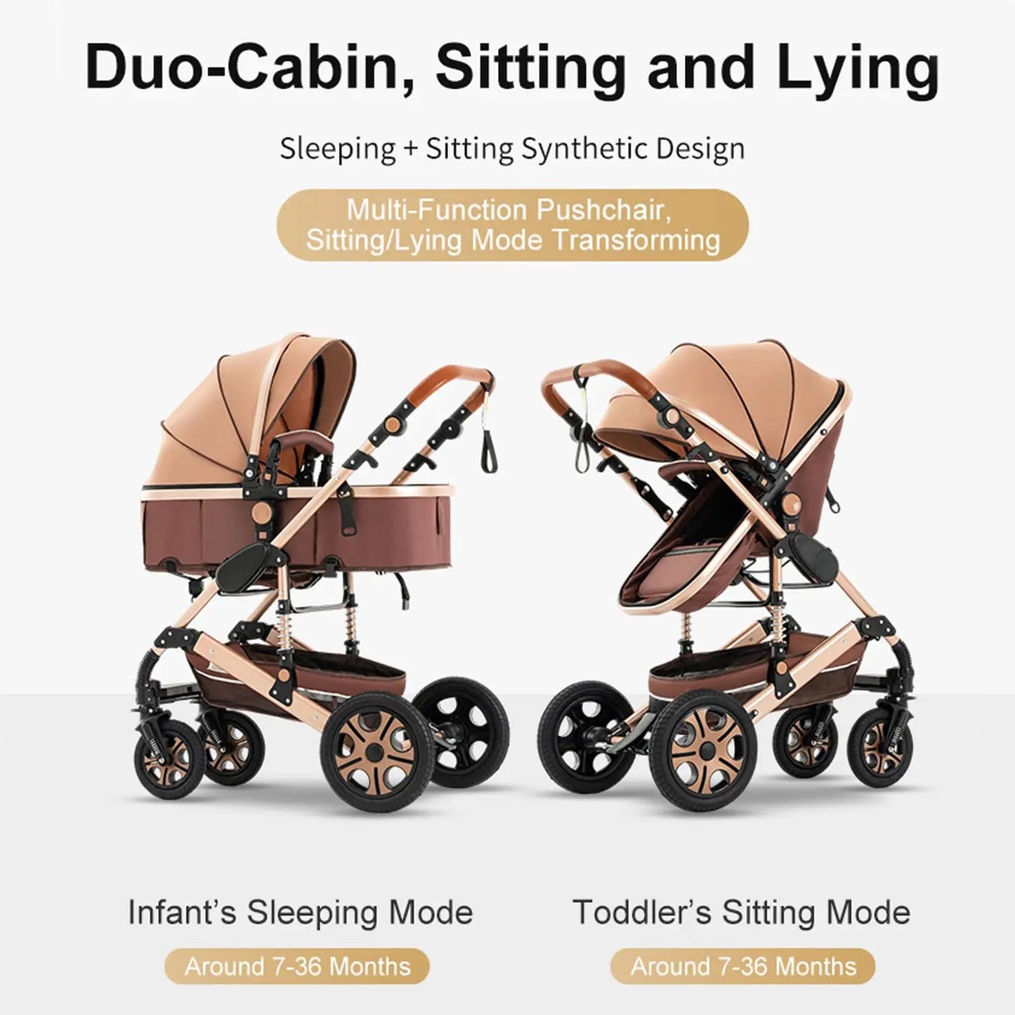 Baby Travel Stroller Combo