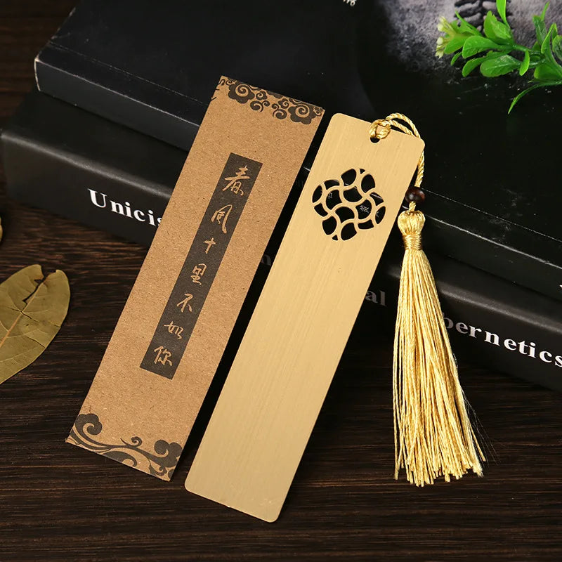 Metal Brass Engraved Classical Gifts Tassel Design