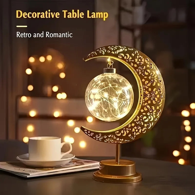 Islamic LED Star Moon Lamp - Gift