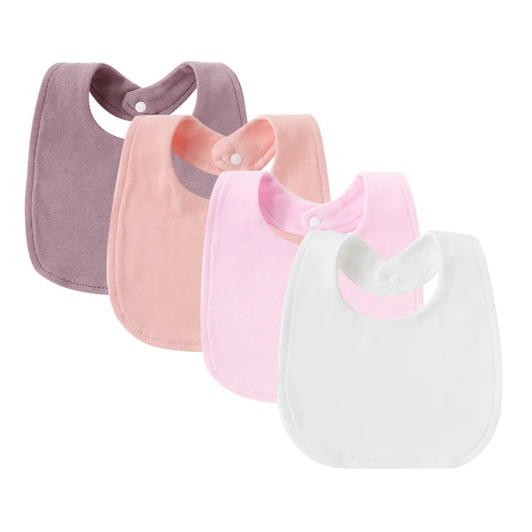 4Pcs Cartoon Baby Bib