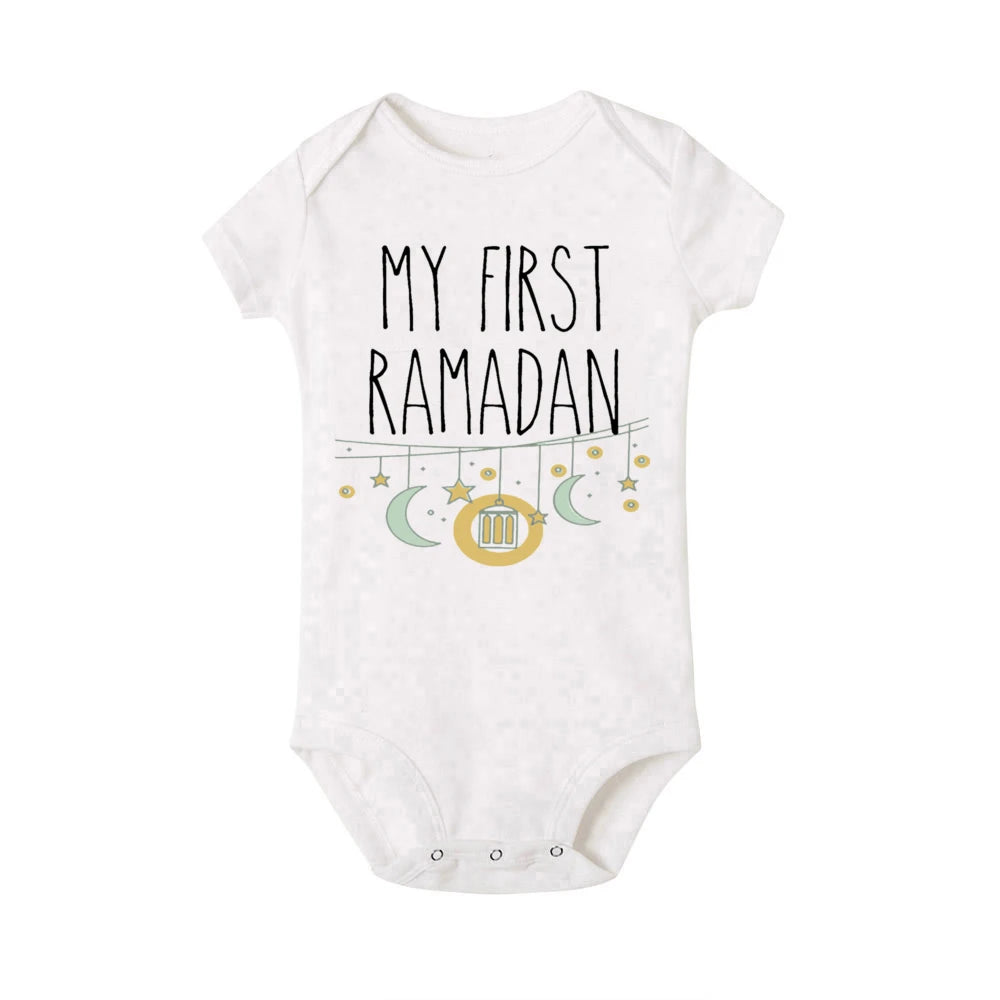 My First Eid Ramadan Baby Romper Jumpsuit