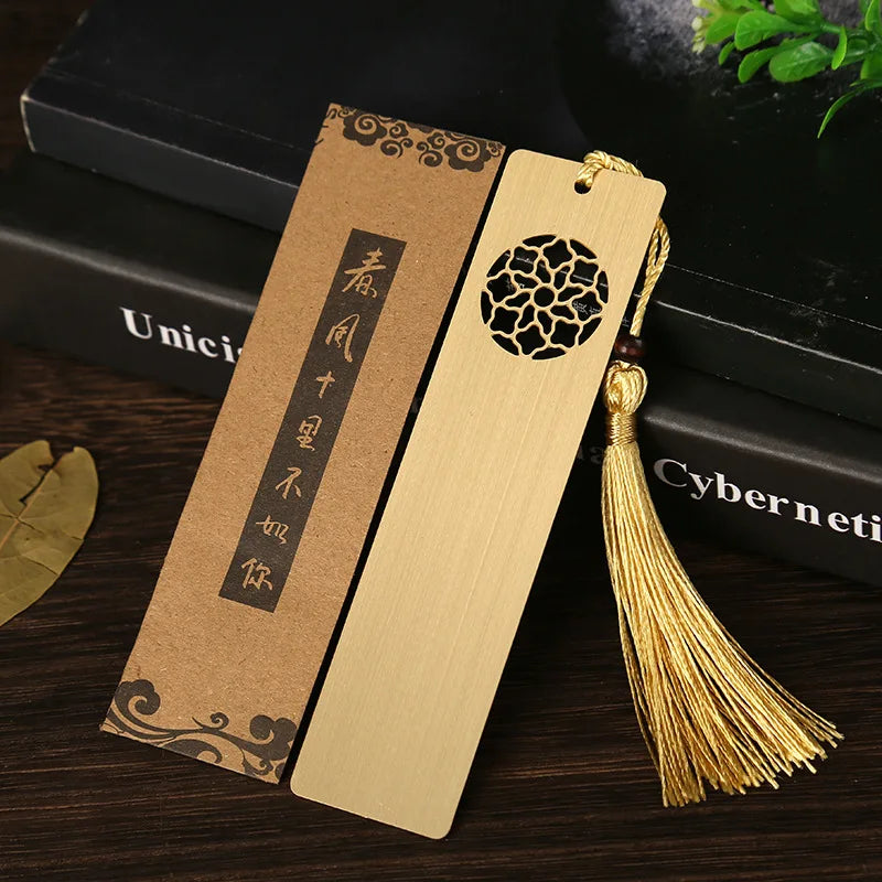 Metal Brass Engraved Classical Gifts Tassel Design