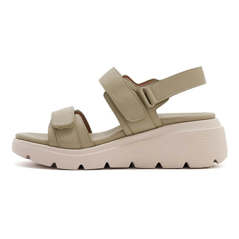 Women's Leather Summer Heel Sandals Casual
