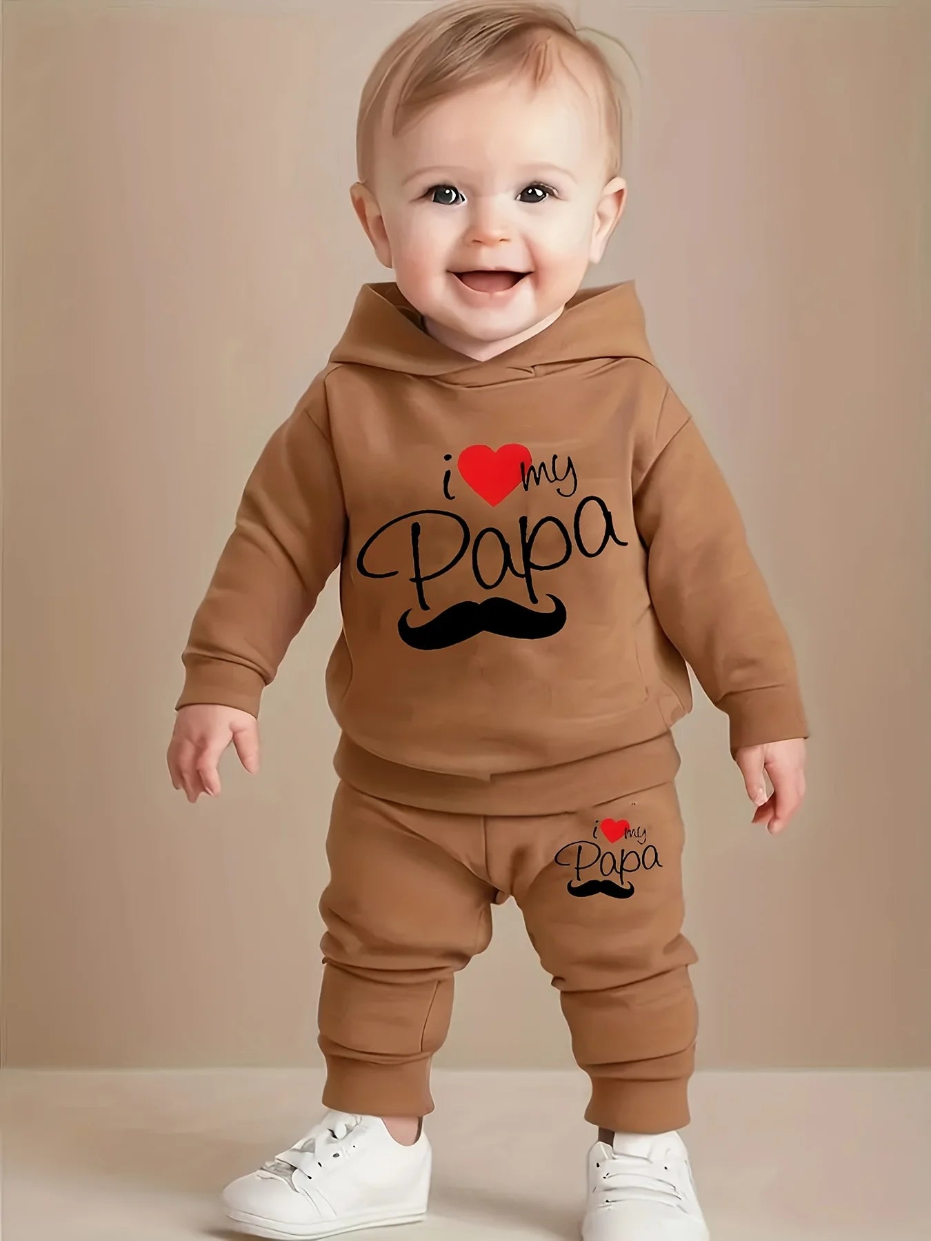 Baby Boy Long Sleeve Fleece Hoodie