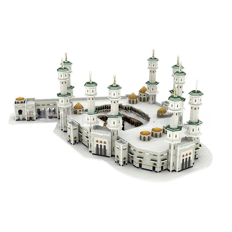 MOC Mecca Mosque 3D Saudi Arabian Architecture Model DIY Puzzle Toy