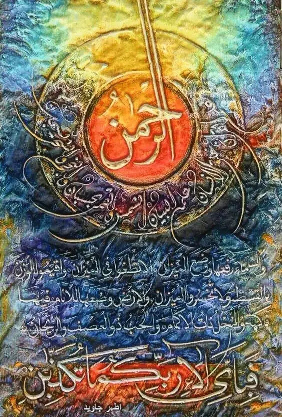 Islamic Calligraphy Canvas Wall Art
