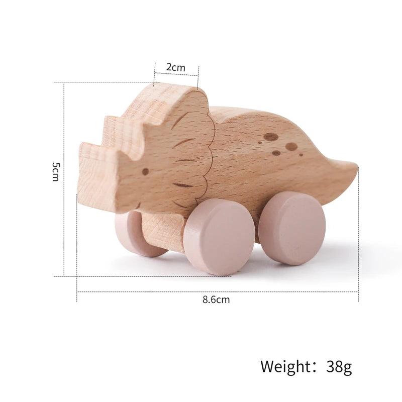 Wooden Montessori Hand Coordination Stacking Toy Handmade.