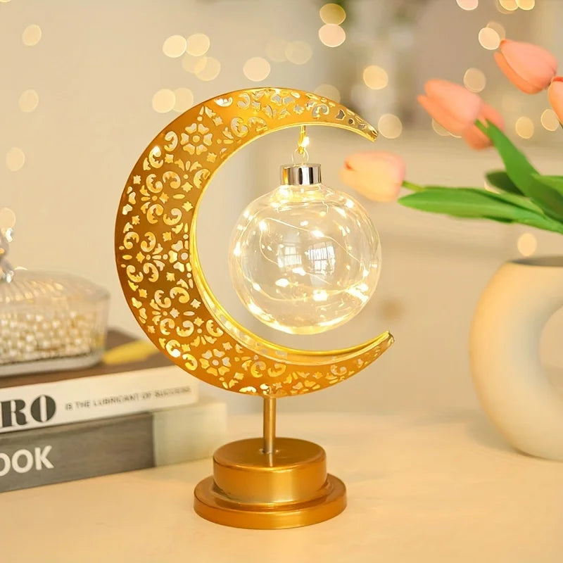 Islamic LED Star Moon Lamp - Gift