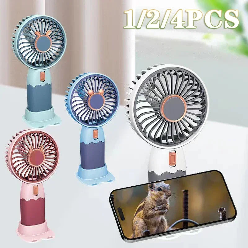 Handheld Fan Mini Portable Rechargeable USB Fan
