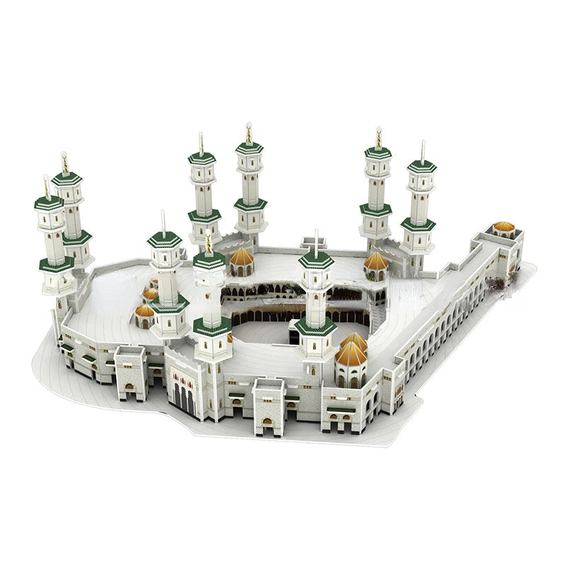 MOC Mecca Mosque 3D Saudi Arabian Architecture Model DIY Puzzle Toy