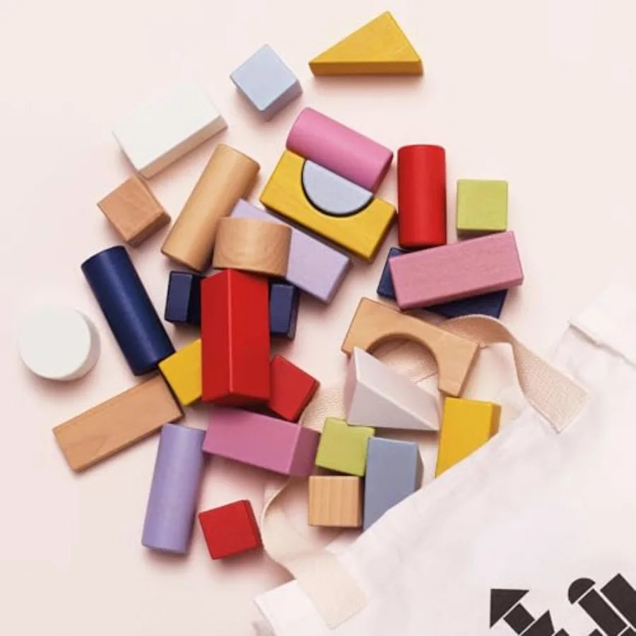 Development building stackable quality woodToy - Suitable for 12 Months +