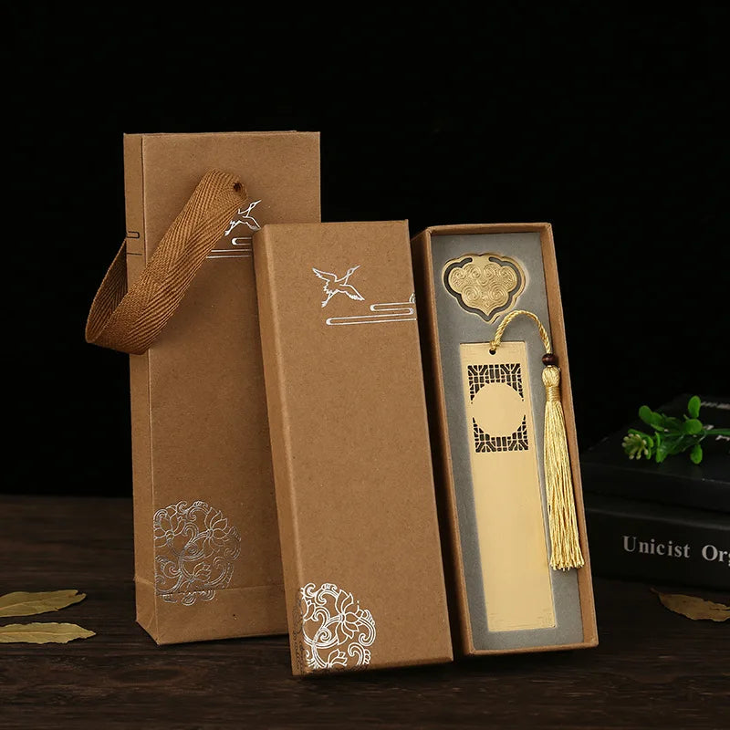 Metal Brass Engraved Classical Gifts Tassel Design