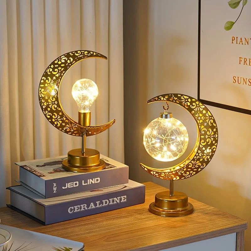 Islamic LED Star Moon Lamp - Gift