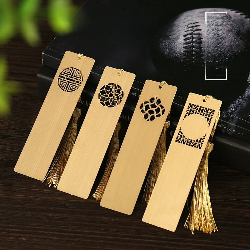 Metal Brass Engraved Classical Gifts Tassel Design