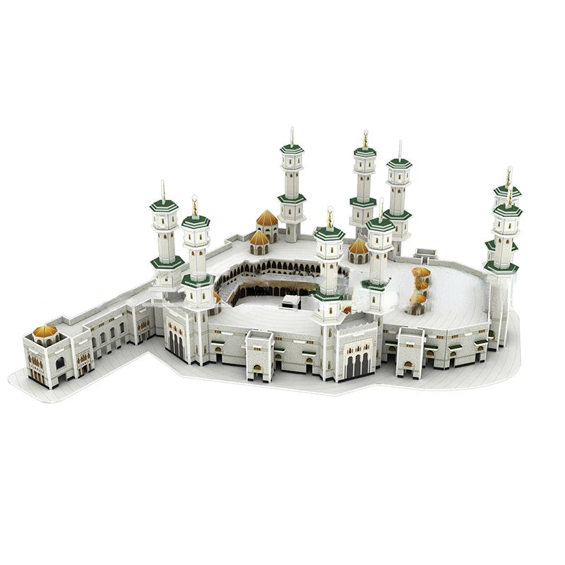 MOC Mecca Mosque 3D Saudi Arabian Architecture Model DIY Puzzle Toy
