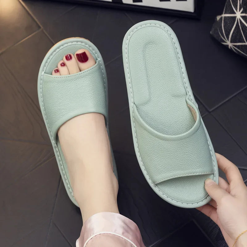 Genuine Cow Leather Sandals Indoor for Men & Women