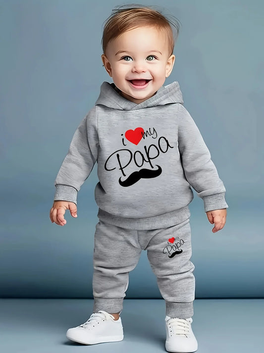 Baby Boy Long Sleeve Fleece Hoodie