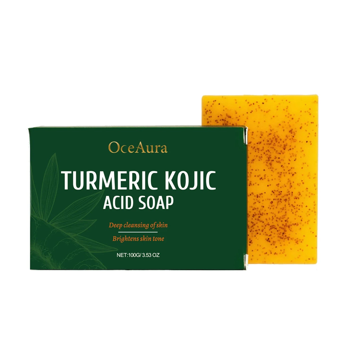 OceAura Turmeric Kojic Acid Soap Deep Cleansing and Exfoliating. Hajj