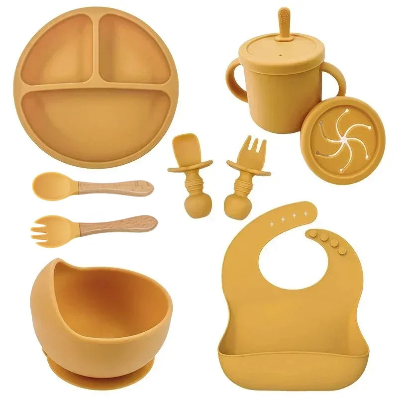 Food Grade Silicone Baby  Bowl Set