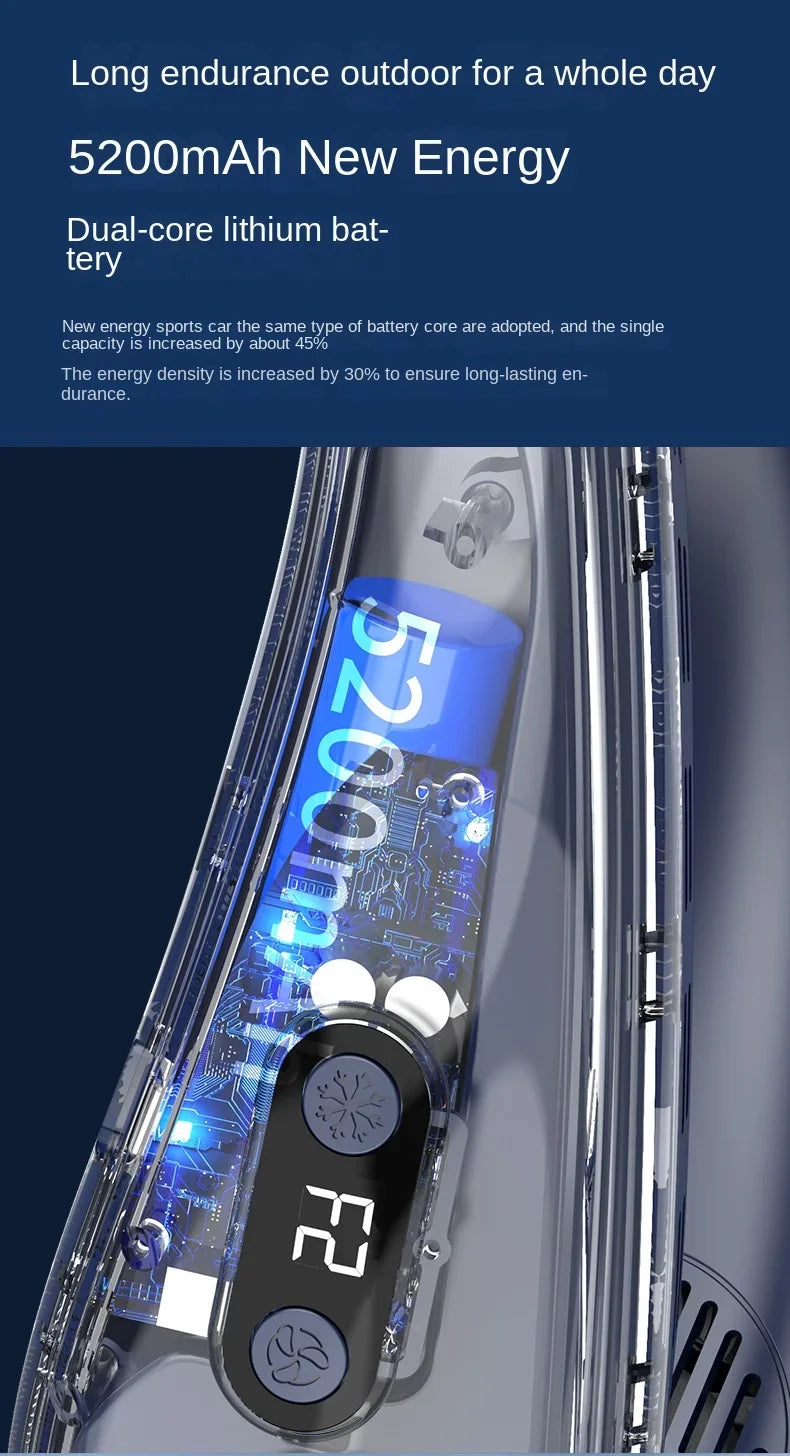 Powerful  Rechargeable Cooling  Neck Air Conditioner