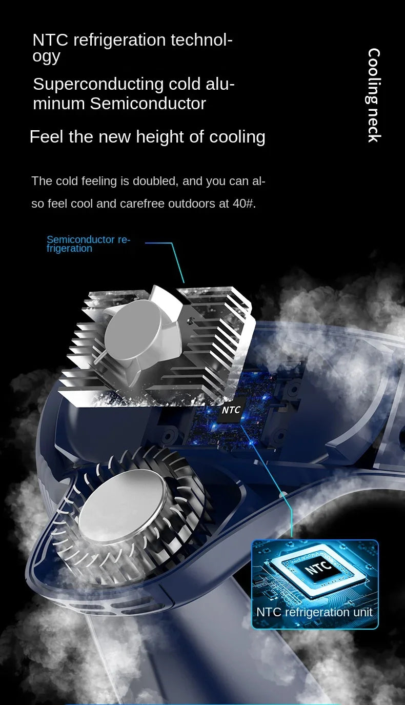 Powerful  Rechargeable Cooling  Neck Air Conditioner