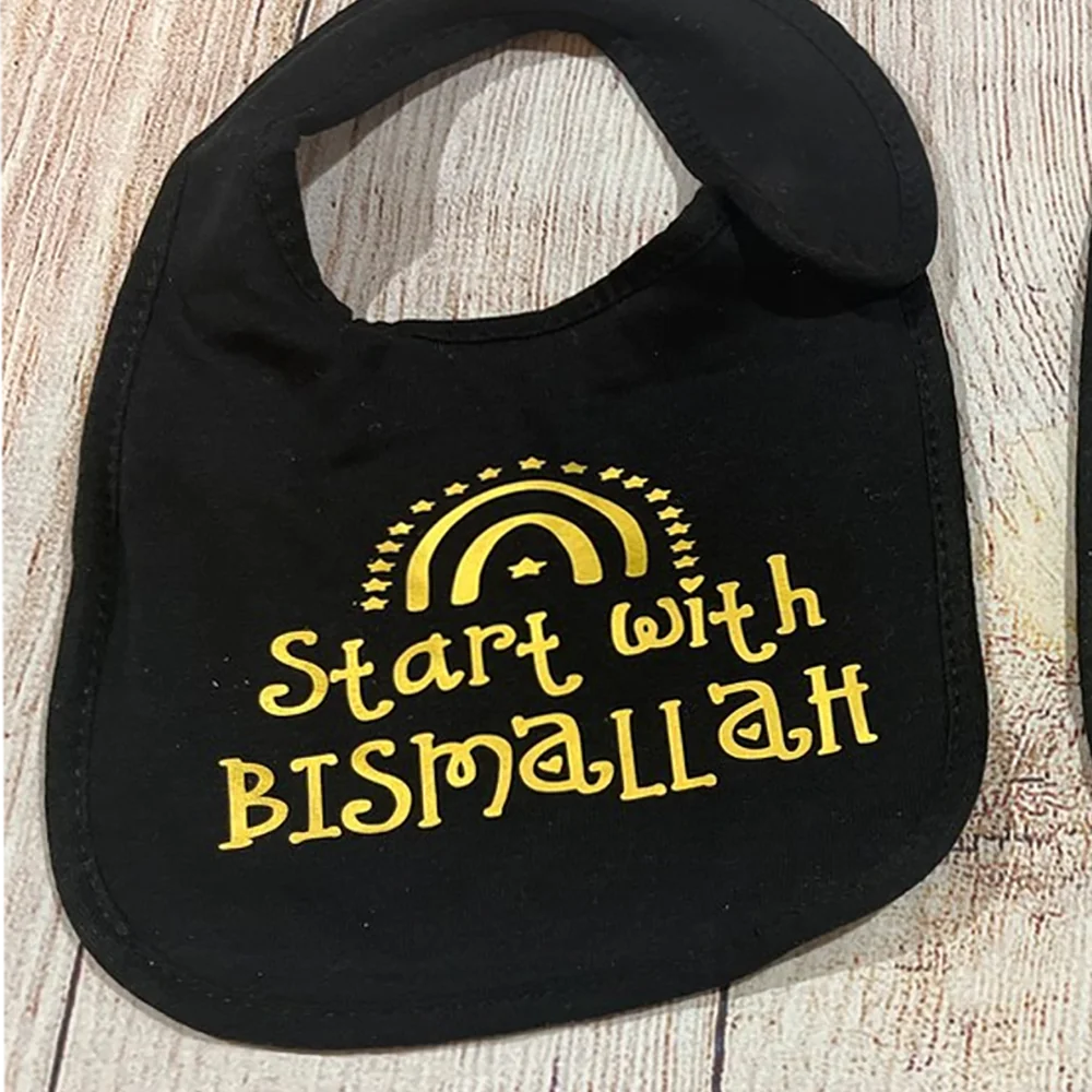 Start with Bismillah Baby Bib (Gift)