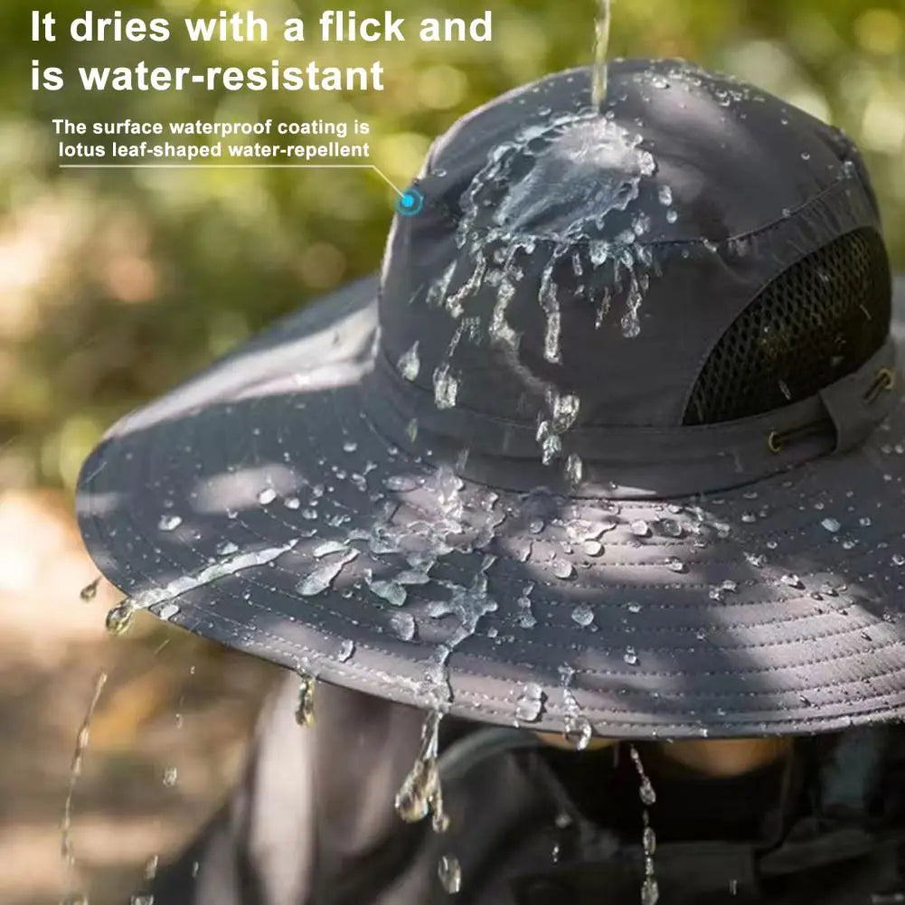 Hat With Dual Powered Solar Fan