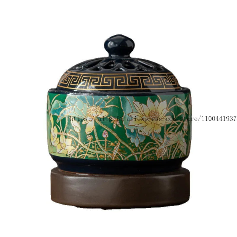 Enamel Electronic Aromatherapy Oven Incense