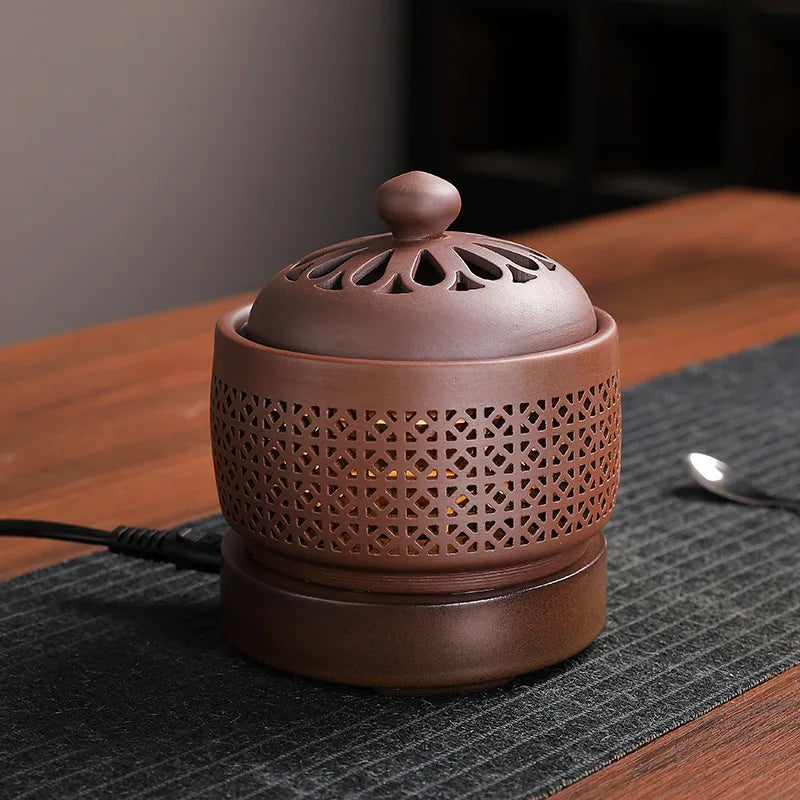 Enamel Electronic Aromatherapy Oven Incense
