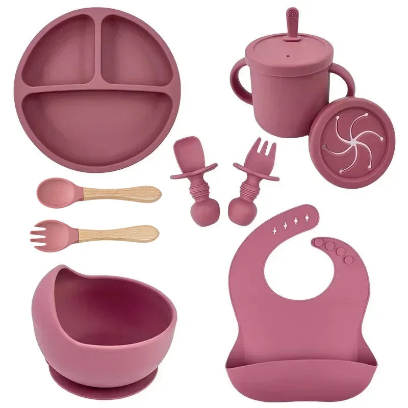 Food Grade Silicone Baby  Bowl Set