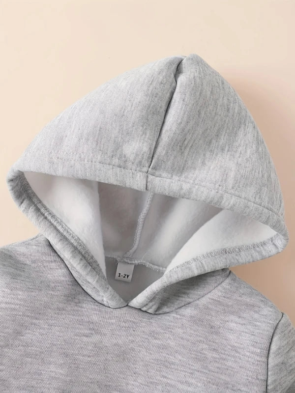 Baby Boy Long Sleeve Fleece Hoodie