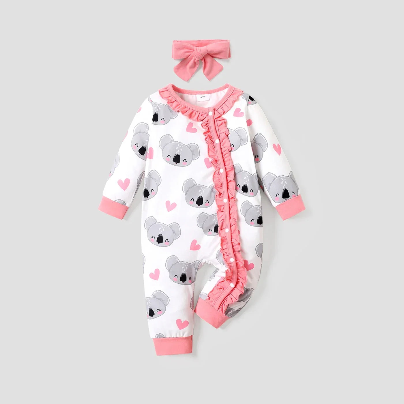 Snap-up Baby Jumpsuit Soft and Comfortable