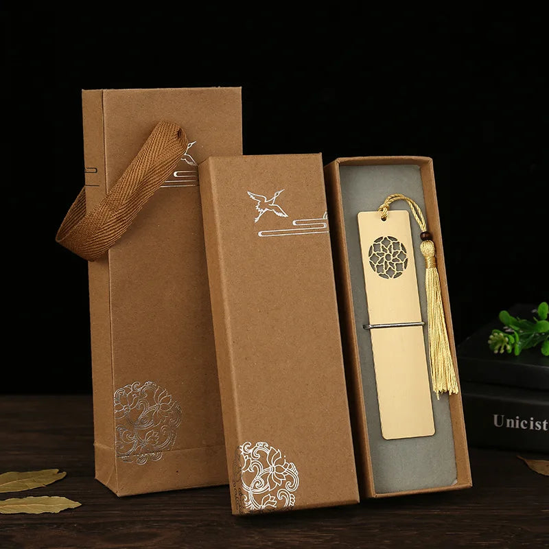 Metal Brass Engraved Classical Gifts Tassel Design