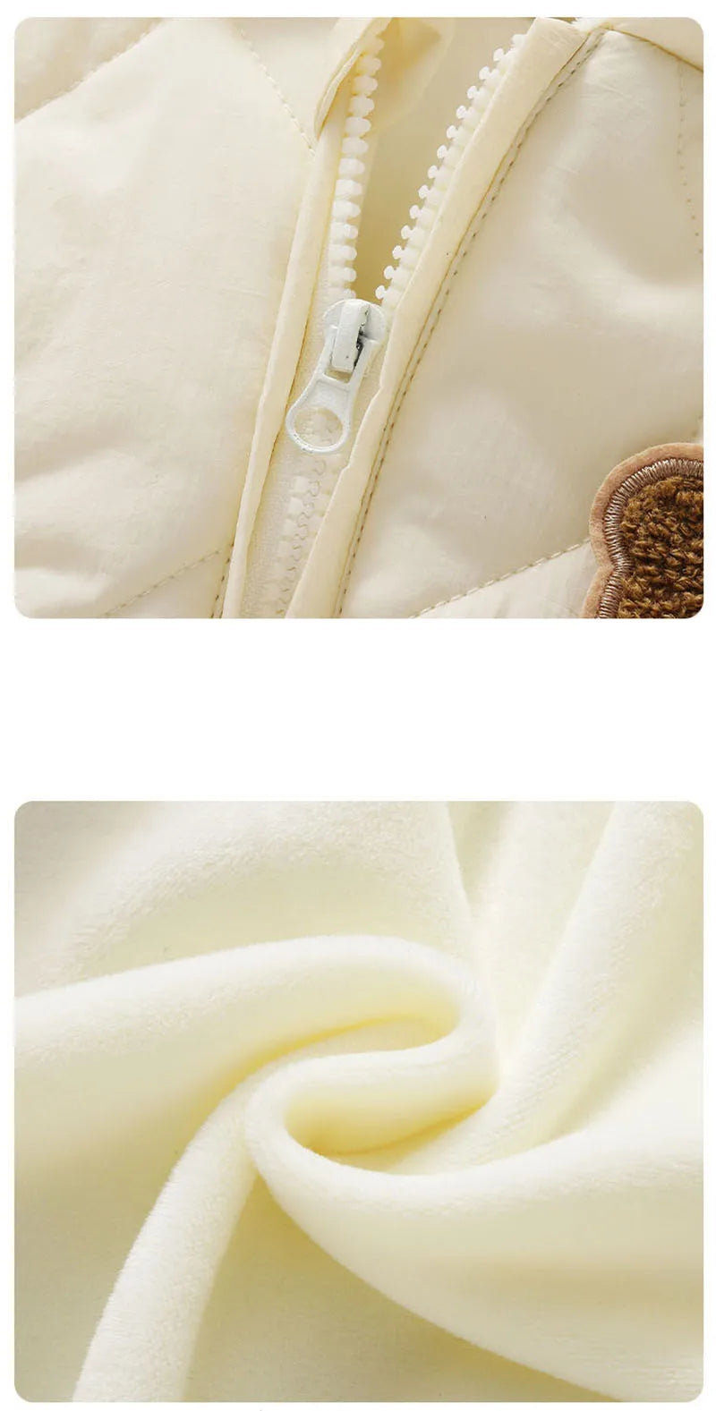  Fur Lining Warm Toddler Romper Girls & Boys