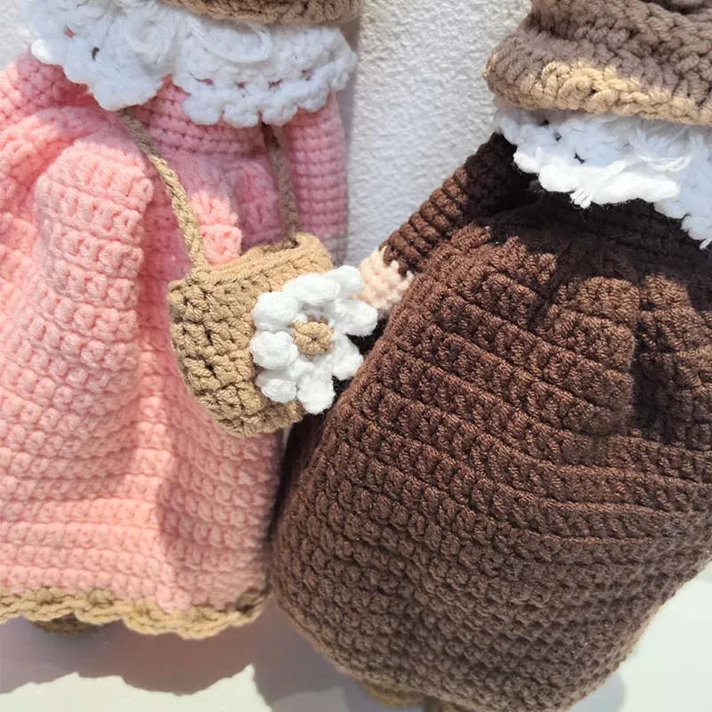 Knitted Islamic Toys Crochet Dolls (gifts) with Hijab for our baby Girls