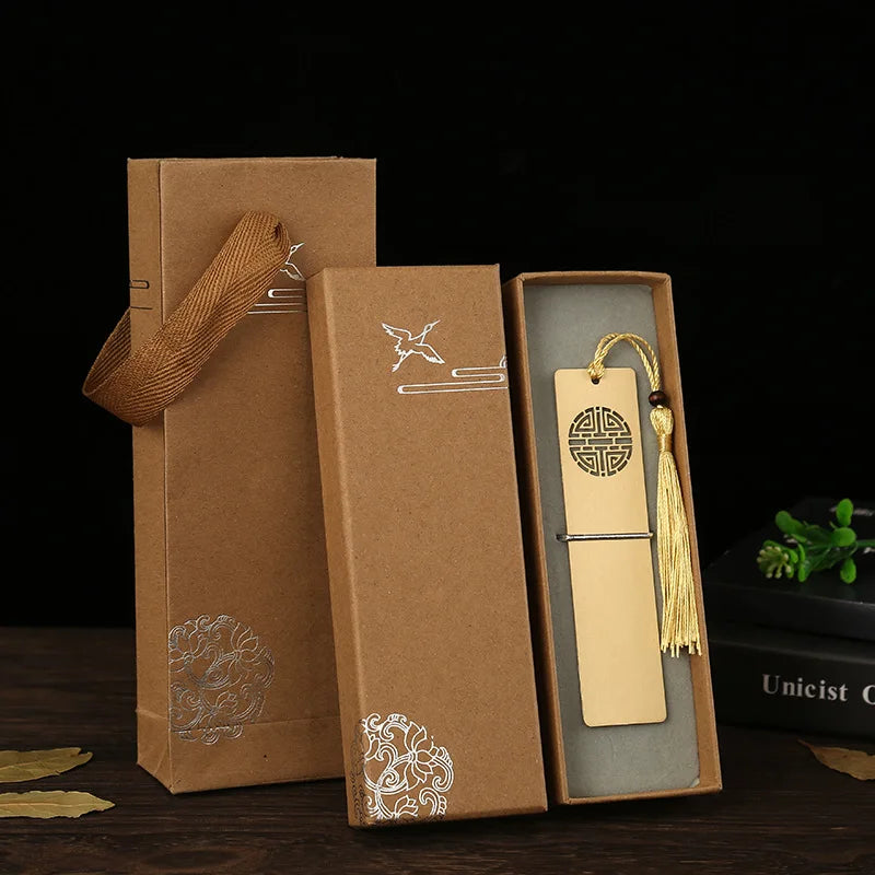 Metal Brass Engraved Classical Gifts Tassel Design