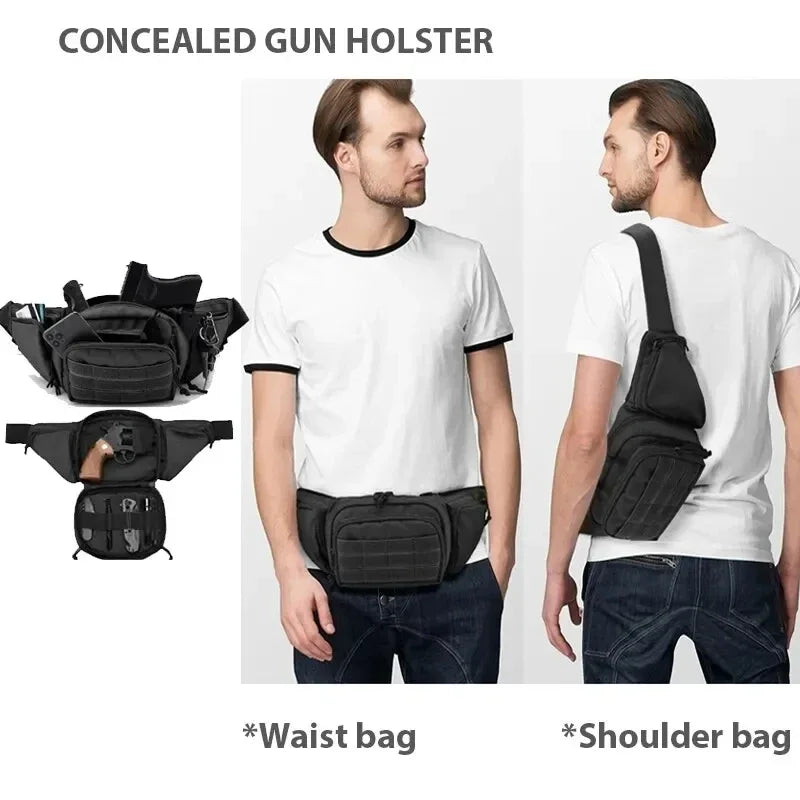 New Tactical Multi-function Waist Nylon Shoulder bag