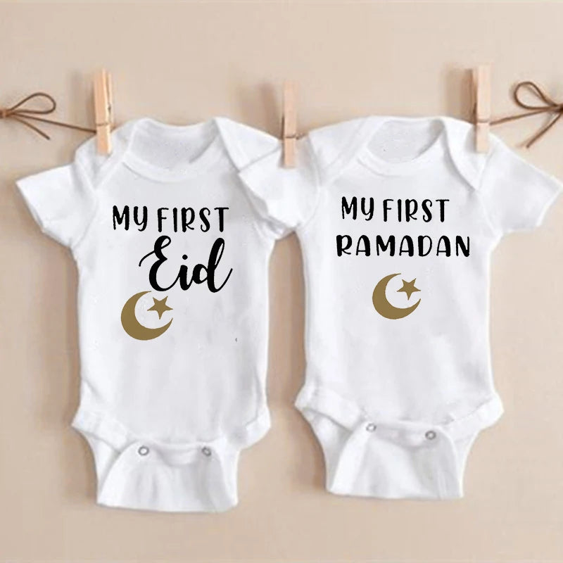My First Eid Ramadan Baby Romper Jumpsuit