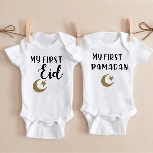 My First Eid Ramadan Baby Romper Jumpsuit