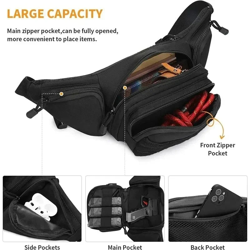 New Tactical Multi-function Waist Nylon Shoulder bag